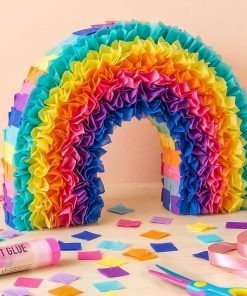 Alternative view of Simetufy 5400 Pcs 1 in Tissue Paper Squares 36 Assorted Colors for Crafts | Art Rainbow Tissue Paper Bulk for Mother's Day. Projects. Collage. Suncatchers. Scrapbooking - Non Bleeding